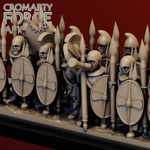 Spear on base mm CU